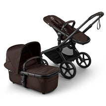 Bugaboo Fox 5 Renew Complete Bassinet & Seat, Black/Cocoa Brown Image 1