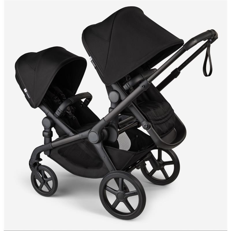Bugaboo - Kangaroo Double Stroller, Black/Midnight Black Image 8