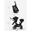 Bugaboo - Kangaroo Double Stroller, Black/Midnight Black Image 9