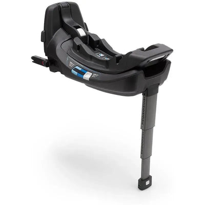 Bugaboo Turtle Air by Nuna Recline Base, featuring a sleek black design with adjustable support and safety features.