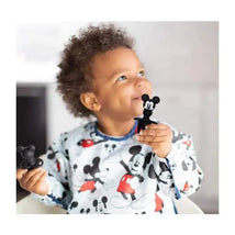 Bumkins Disney Mickey Mouse Silicone Toddler Chewtensils in Black Image 2