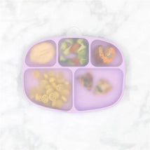 Bumkins - Grip Dish And Stretch Lid, Lavender Image 3