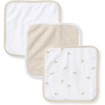 Burt's Bees - Baby Infant Washcloths, 100% Organic Cotton, 3Pck, Hummus Image 1
