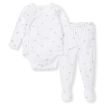 Burts Bees - Micro Golden Bee Bodysuit Set, Fossil Image 1