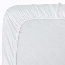 Carter' s Sateen Fitted Crib Sheet, White Image 2
