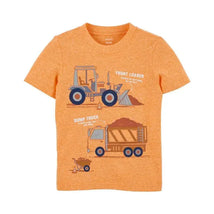 Carters - Baby Boy Construction Jersey Tee, Yellow Image 1