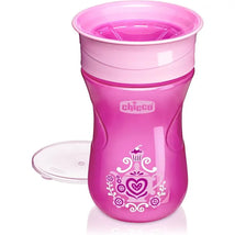 Chicco - 360° Spoutless Rim Trainer Sippy Cup 9M+ | Pink Image 1