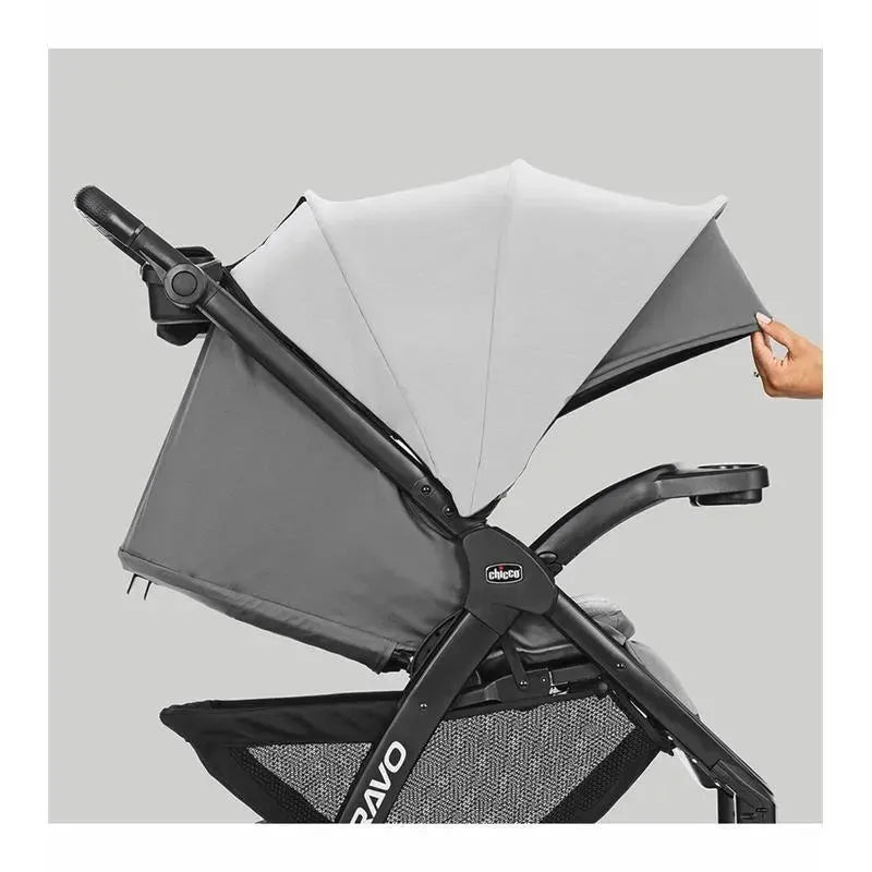 Chicco - Bravo LE Trio Travel System, Driftwood Image 4