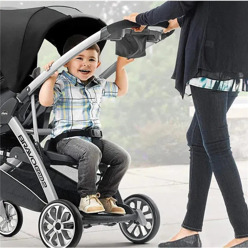 Chicco BravoFor2 Standing/Sitting Double Stroller, Iron Image 5