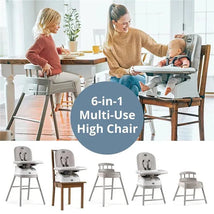 Chicco - Stack Hi-Lo 6-in-1 Multi-Use High Chair Sand Image 2