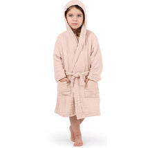 Comfy Cubs - Muslin Kids Bathrobe Blush Image 1