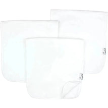Copper Pearl - Burp Cloth Set 3Pk, White Basics Image 1