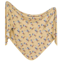 Copper Pearl - Large Premium Knit Baby Swaddle Receiving Blanket Enchanted Friends Image 1