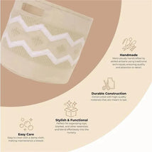 Crane - Baby Fabric Storage Bin for Nursery and Toddlers, Toy Storage for Boys and Girls, Boho Image 2