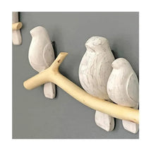Crane - Baby Woodland Nursery and Toddler Room Décor, 2 Piece Wooden Wall Décor, Bird Perch Image 2