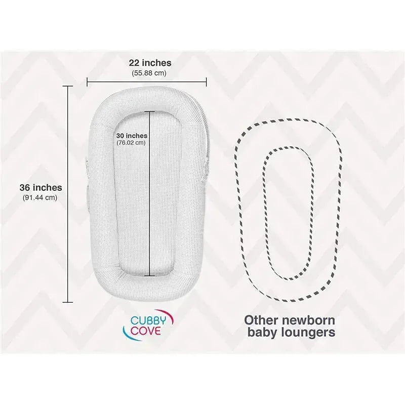 Cubby Cove Baby Lounger, Snow White Image 7