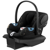 Cybex - Aton G Infant Car Seat with Linear Side-Impact Protection Sensorsafe, Moon Black Image 1
