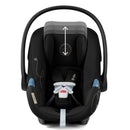 Cybex - Aton G Infant Car Seat with Linear Side-Impact Protection Sensorsafe, Moon Black Image 3