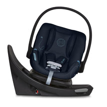 Cybex Aton G Swivel Infant Car Seat with 180-Degree Rotate, Linear Side-Impact Protection, 11-Position Headrest, SensorSafe & Safelock Base, Ocean Image 1