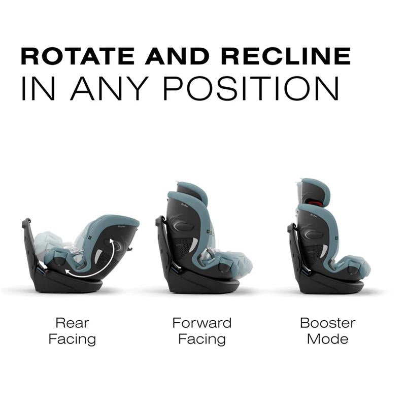 Cybex - Callisto G 360° Rotating All-in-One Convertible Car Seat, Stormy Blue Image 3