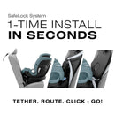 Cybex - Callisto G 360° Rotating All-in-One Convertible Car Seat, Stormy Blue Image 4