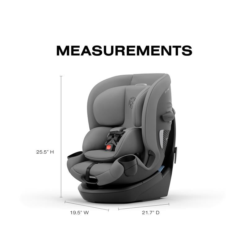 Cybex - Callisto G 360 Select Rotating All-In-One Convertible Car Seat, Grey Image 8