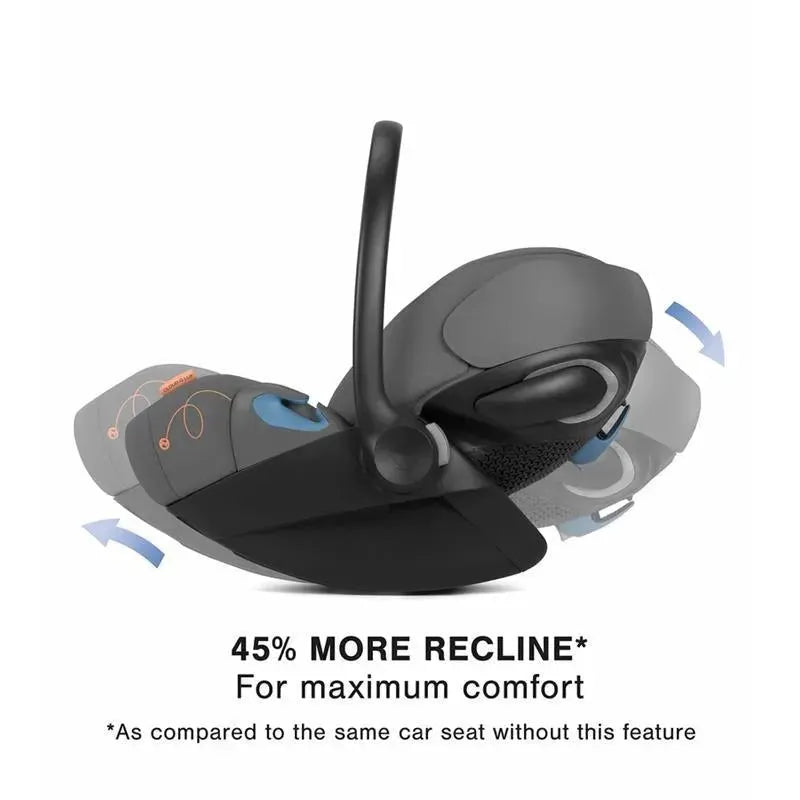 Cybex - Cloud G Lux SensorSafe Comfort Extend Infant Car Seat Lava Grey Image 3