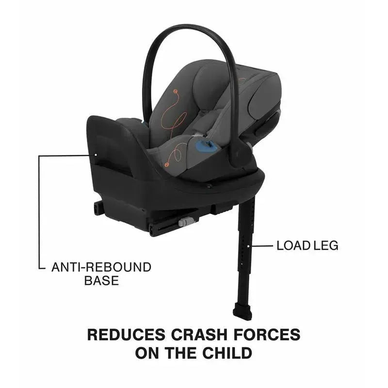 Cybex - Cloud G Lux SensorSafe Comfort Extend Infant Car Seat Lava Grey Image 4