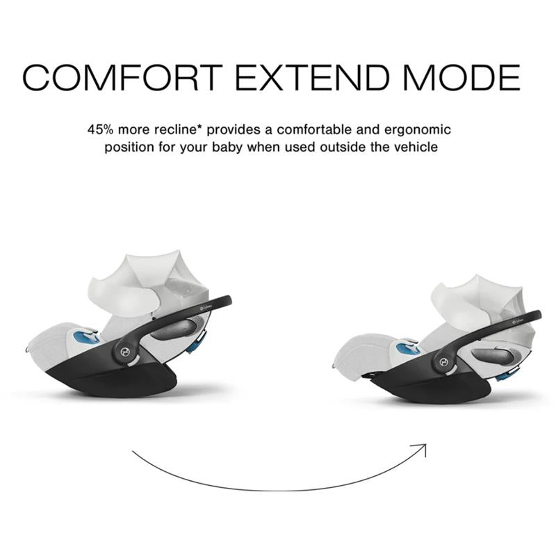 Cybex - Cloud T Sensorsafe Infant Car Seat, Platinum White Image 4