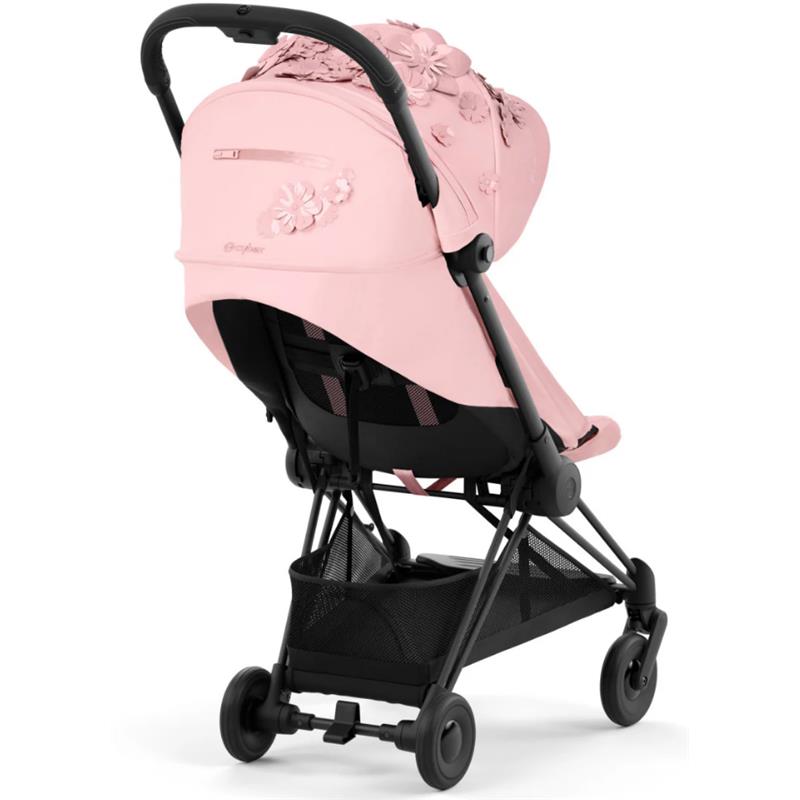 Cybex - Coya Compact Lightweight Stroller, Simply Flowers Pale Blush Image 4