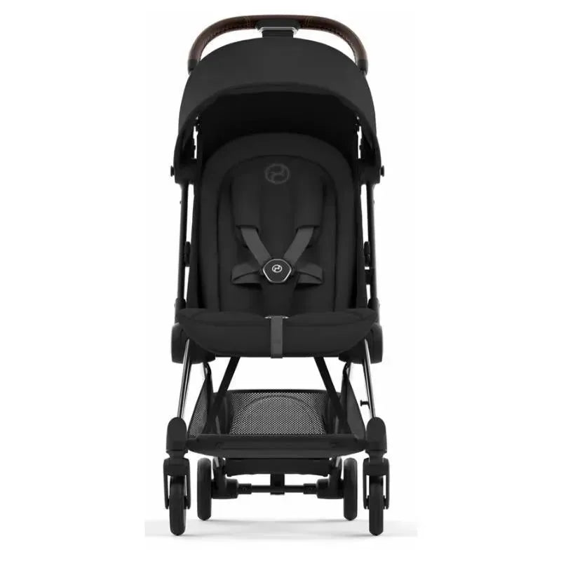 Cybex - Coya Compact Stroller, Chrome/Dark Brown/Sepia Black Image 2