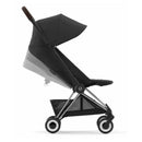 Cybex - Coya Compact Stroller, Chrome/Dark Brown/Sepia Black Image 4