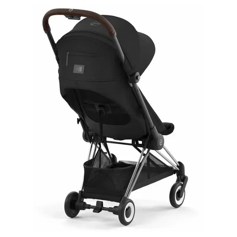 Cybex - Coya Compact Stroller, Chrome/Dark Brown/Sepia Black Image 5