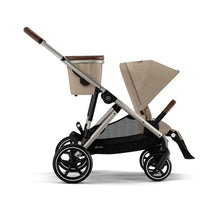 Cybex - Gazelle S 2 Single-to-Double Stroller, Taupe Frame/Almond Beige Image 1