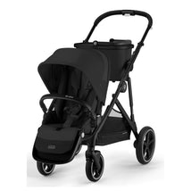 Cybex - Gazelle S 2 Single-to-Double Stroller, Black Frame/Moon Black Image 1