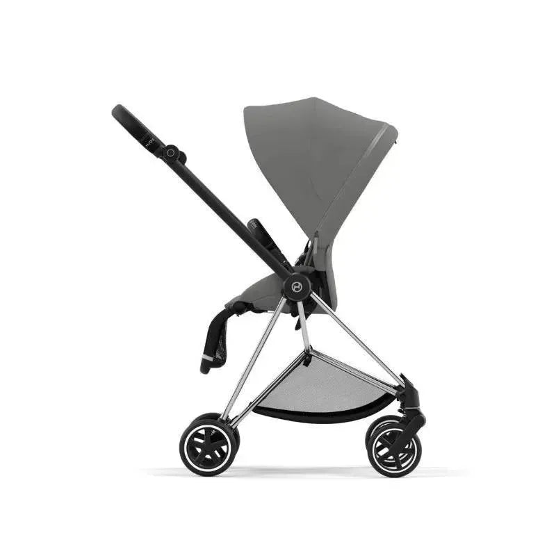 Cybex - Mios 3 Complete Stroller Chrome/Black, Soho Grey Image 4