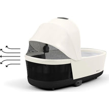 Cybex - Priam 4/E-Priam 2 Lux Carry Cot, Off White Image 2