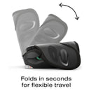 Cybex - Solution G2 Folding Travel High-Back Booster, Moon Black Image 2