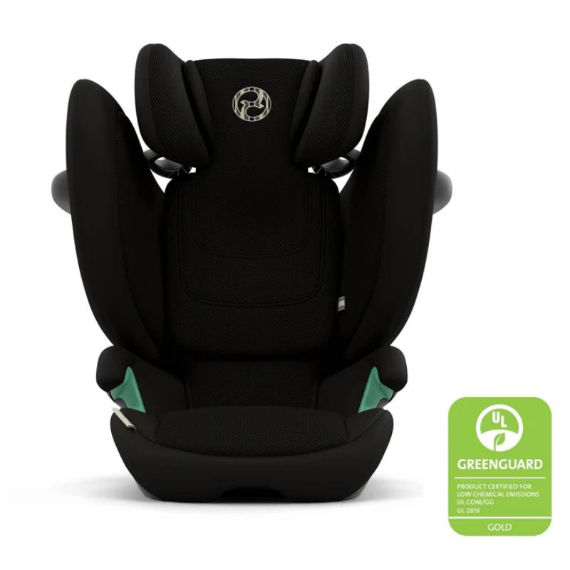 Cybex - Solution G2 Folding Travel High-Back Booster, Moon Black Image 5