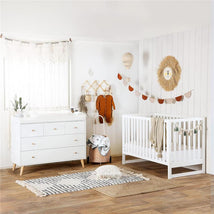 Dadada - Baby’s 3-in-1 Austin Convertible Crib, White Image 2