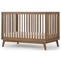 Dadada - Baby Soho 3-in-1 Convertible Wooden Crib to Toddler Bed, Walnut Image 1