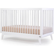 Dadada - Baby Soho 3-in-1 Convertible Wooden Crib to Toddler Bed, White Image 1