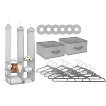 Delta - 24 Pc Nursery Closet Set, Cool Grey Image 1