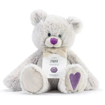 Demdaco - June Birthstone Plush Bear Image 1