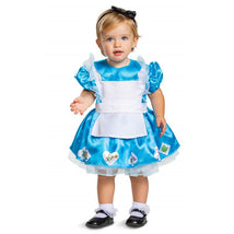 Disguise - Baby Girls Disney Alice in Wonderland Infant Costume, Blue & White Image 1