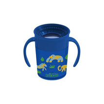 Dr. Brown - Smooth Wall Cheers360 Cup W/ Handles, 7 Oz/200 Ml, Blue Deco (6M+), 1-Pack Image 1