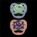 Dr. Brown's Advantage Pacifiers, Stage 1, Glow In The Dark, Coral Ocean, 2-Pack Image 4