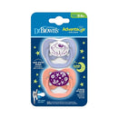 Dr. Brown's Advantage Pacifiers, Stage 1, Glow In The Dark, Coral Ocean, 2-Pack Image 5