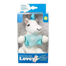 Dr. Brown's Unicorn Lovey W/ Aqua One-Piece Pacifier Image 1