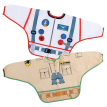 Dreambaby Character Toddler Bib with Sleeves - 2 Pack Astronaut & Zookeeper Image 1